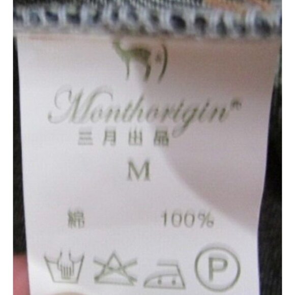 Monthorigin Charlie Brown & Snoopy 90's Denim Overalls Size Medium Oversized - Picture 10 of 12